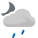 Drizzle, Scattered clouds 
